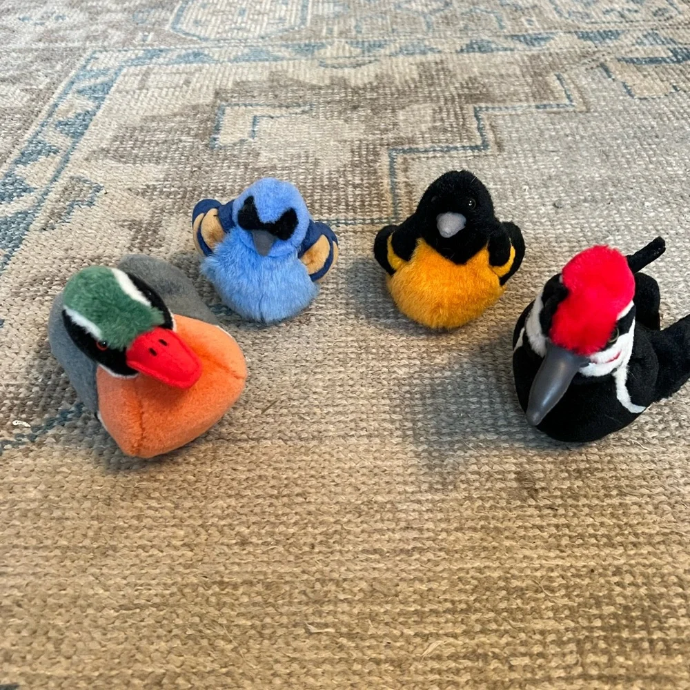 Audubon Society Wild Plush Birds That Make Calls Working